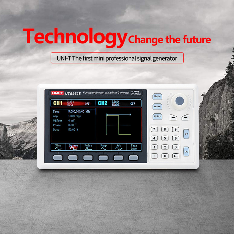 UNI-T UTG932E UTG962E Function - Dual Channel Arbitrary Waveform Function Generator 60Mhz review and price